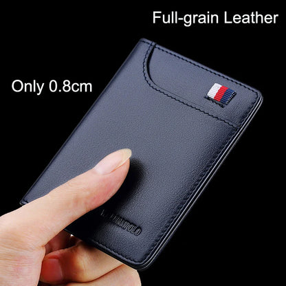 Ultra-Slim Leather Card Holder