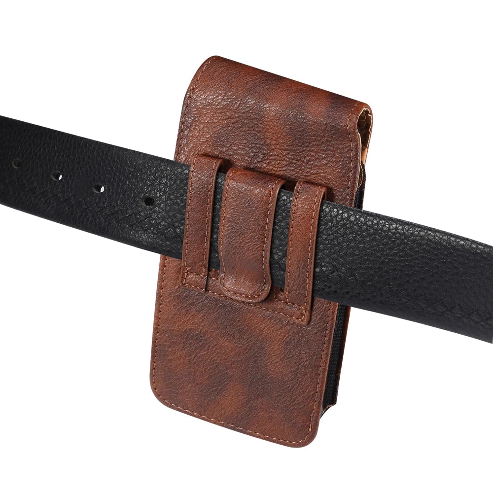 Universal Leather Men Waist Bag