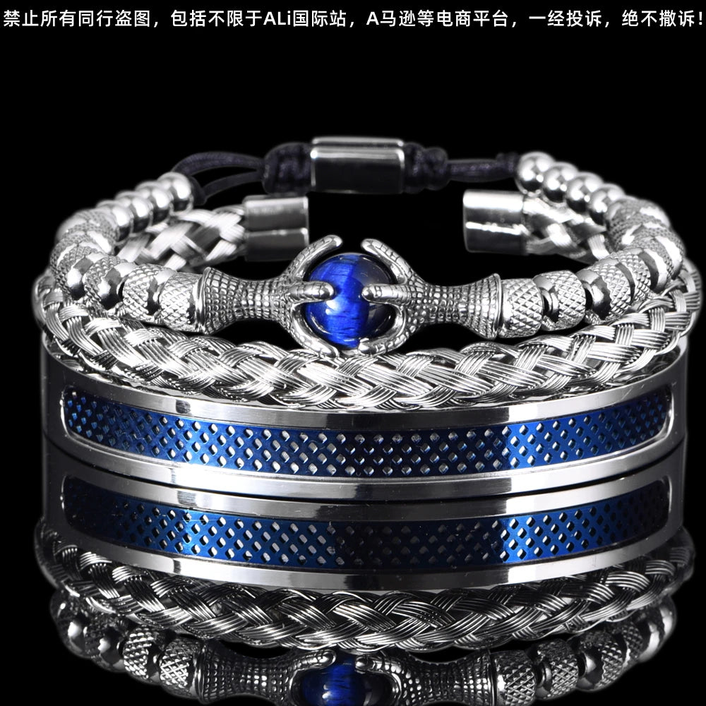 Ensemble de bracelet masculin de luxe