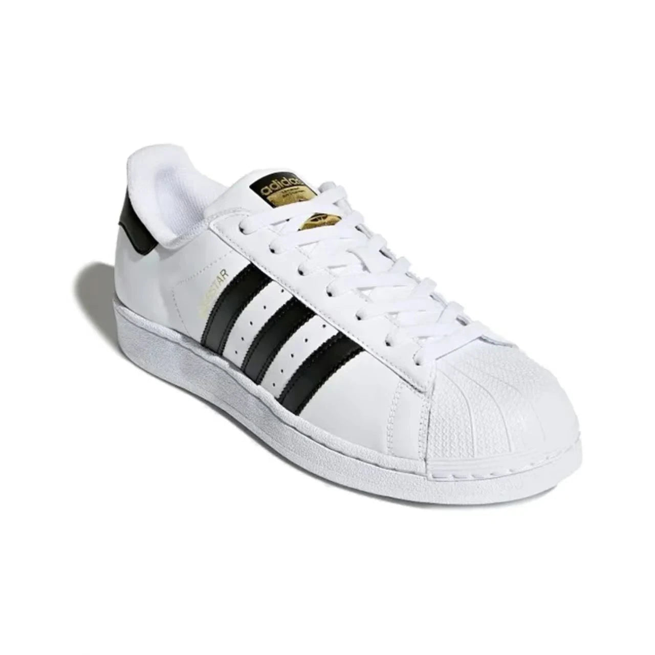 Adidas Superstar: zapatillas de zapatillas de cuero clásicas de cuero