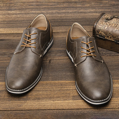 Chaussures oxford en cuir décontracté pour hommes