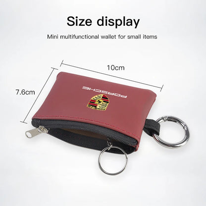 Porsche Keyring Bag Leather Wallet 