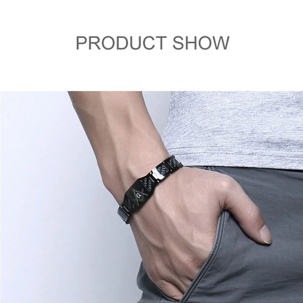 Bracelet de thérapie magnétique pour les hommes