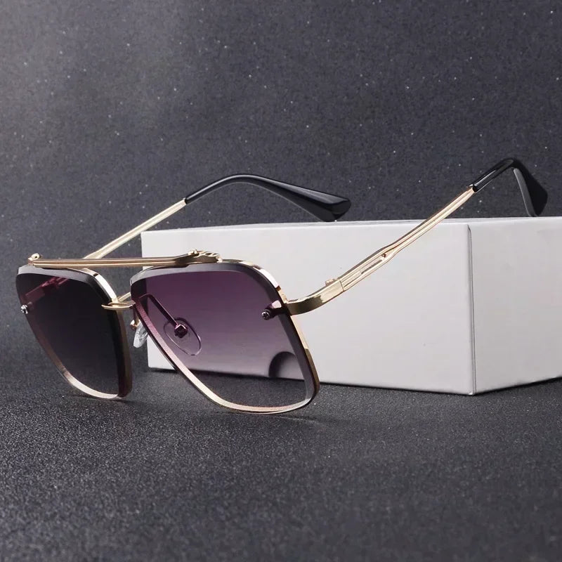 Aviator Style Oversized Sunglasses