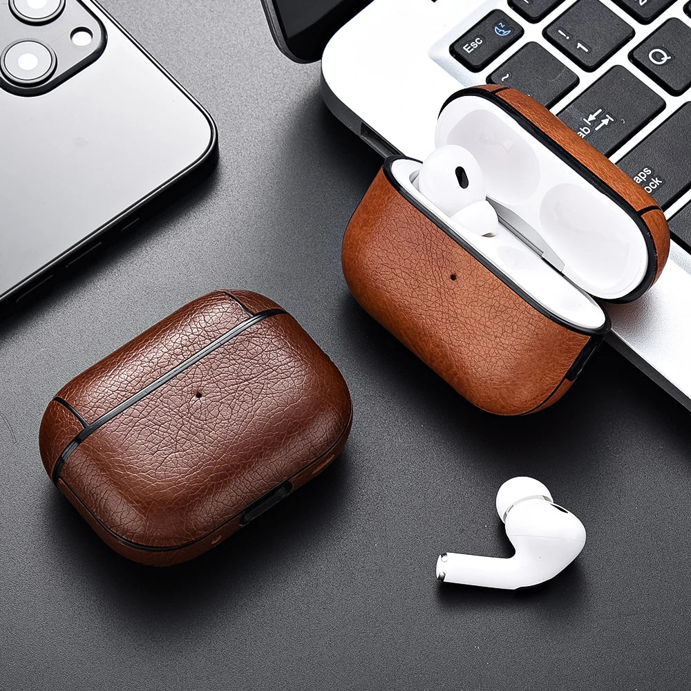 Premium Leather AirPods Case