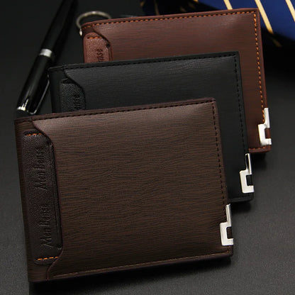 Leather Wallet with Money Clip