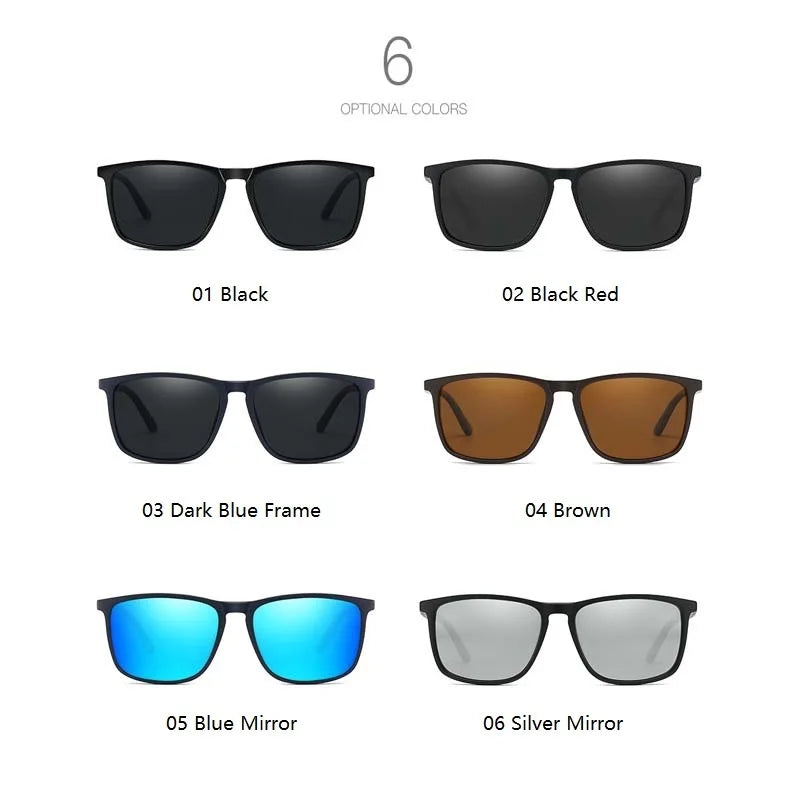 Classic Designer Polarized Sunglasses