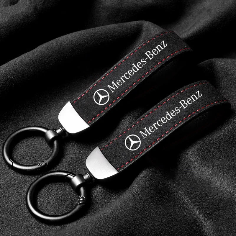 Mercedes AMG Suede Keychain 