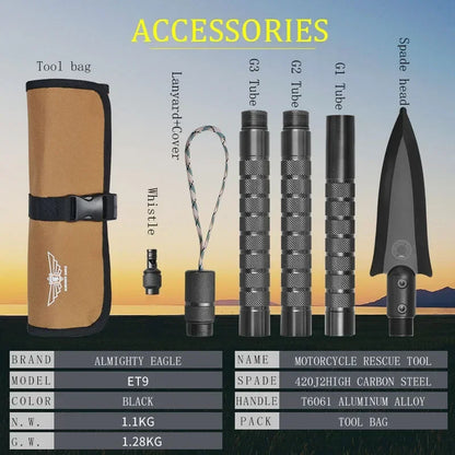 Motorcycle Rescue Tool Survival Kit 