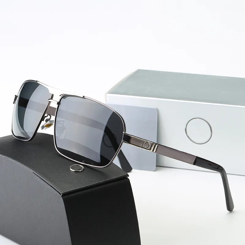 Mercedes Benz Retro Square Sunglasses 