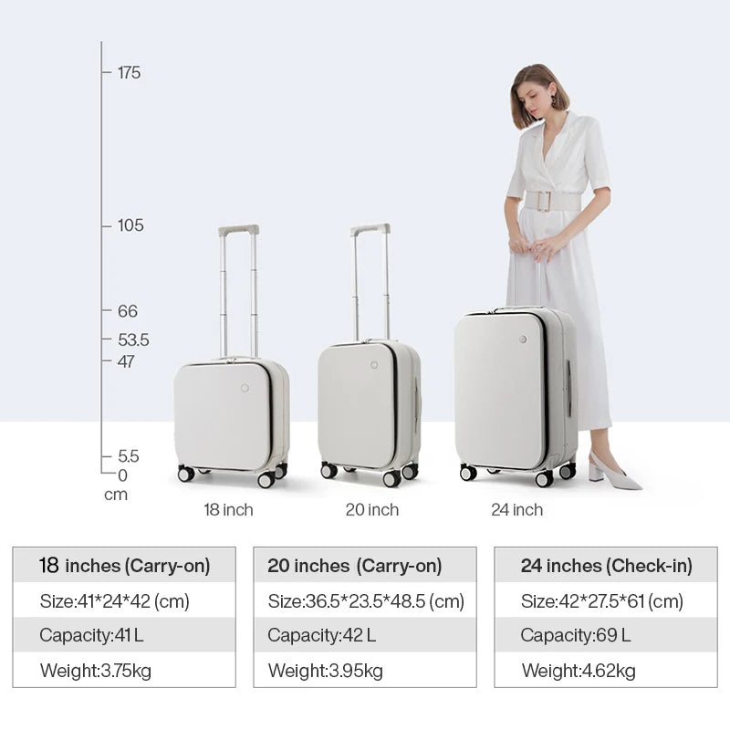 Bagages à cadre en aluminium